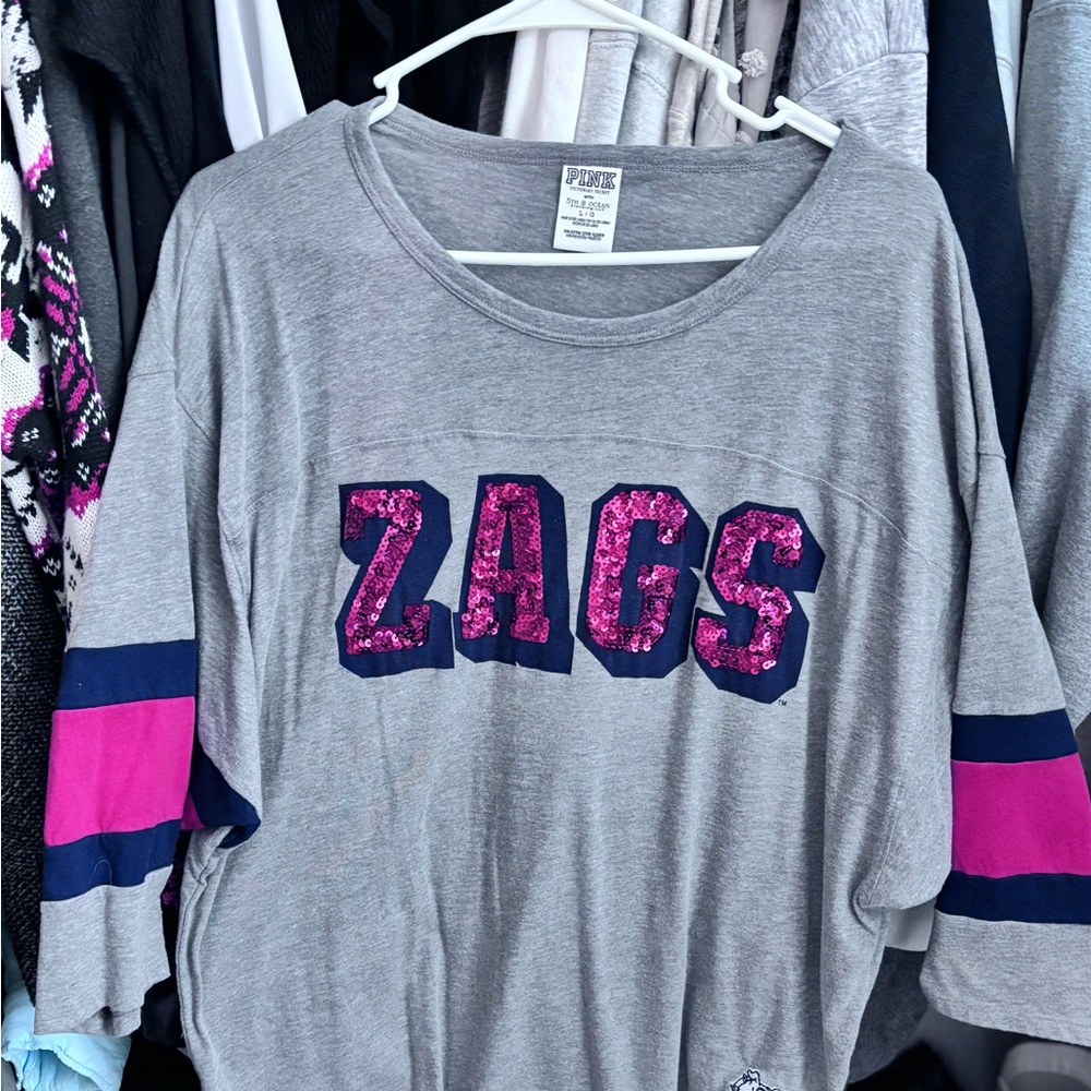 PINK Victoria's Secret Gray Crewneck Sweatshirt